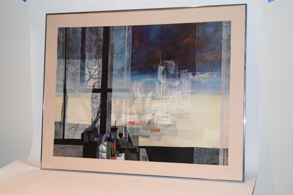 Giancarlo Isola Lithograph in Frame