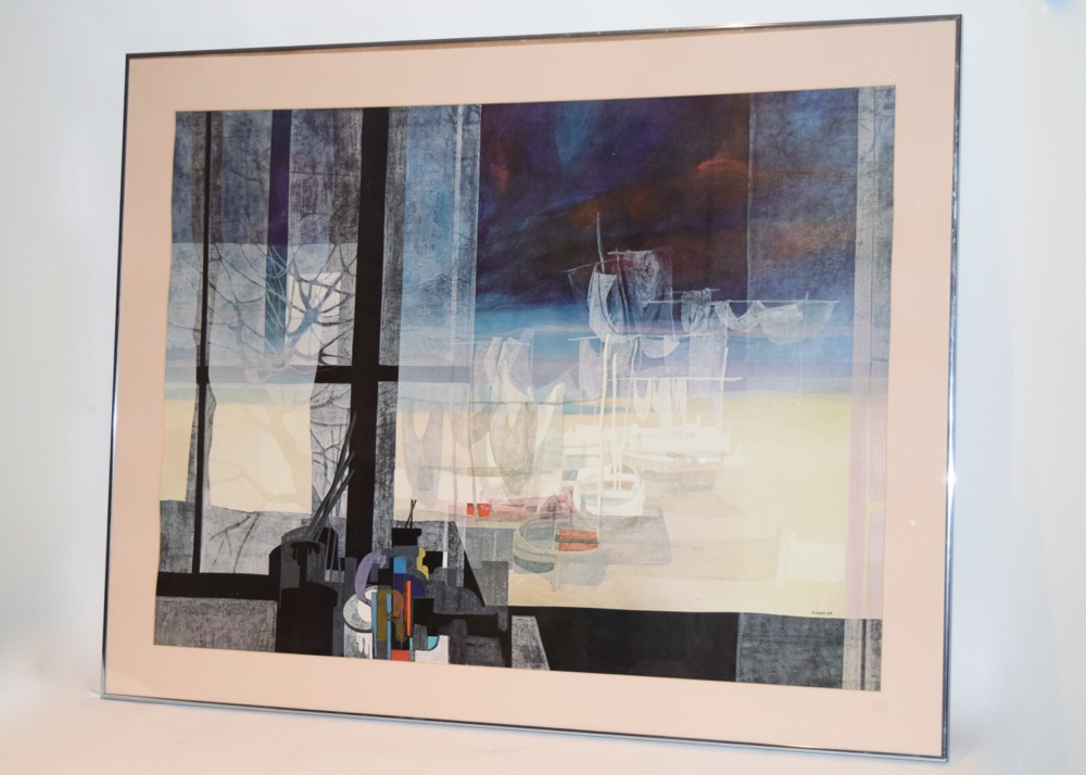 Giancarlo Isola Lithograph in Frame