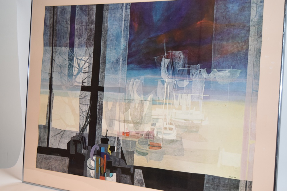 Giancarlo Isola Lithograph in Frame