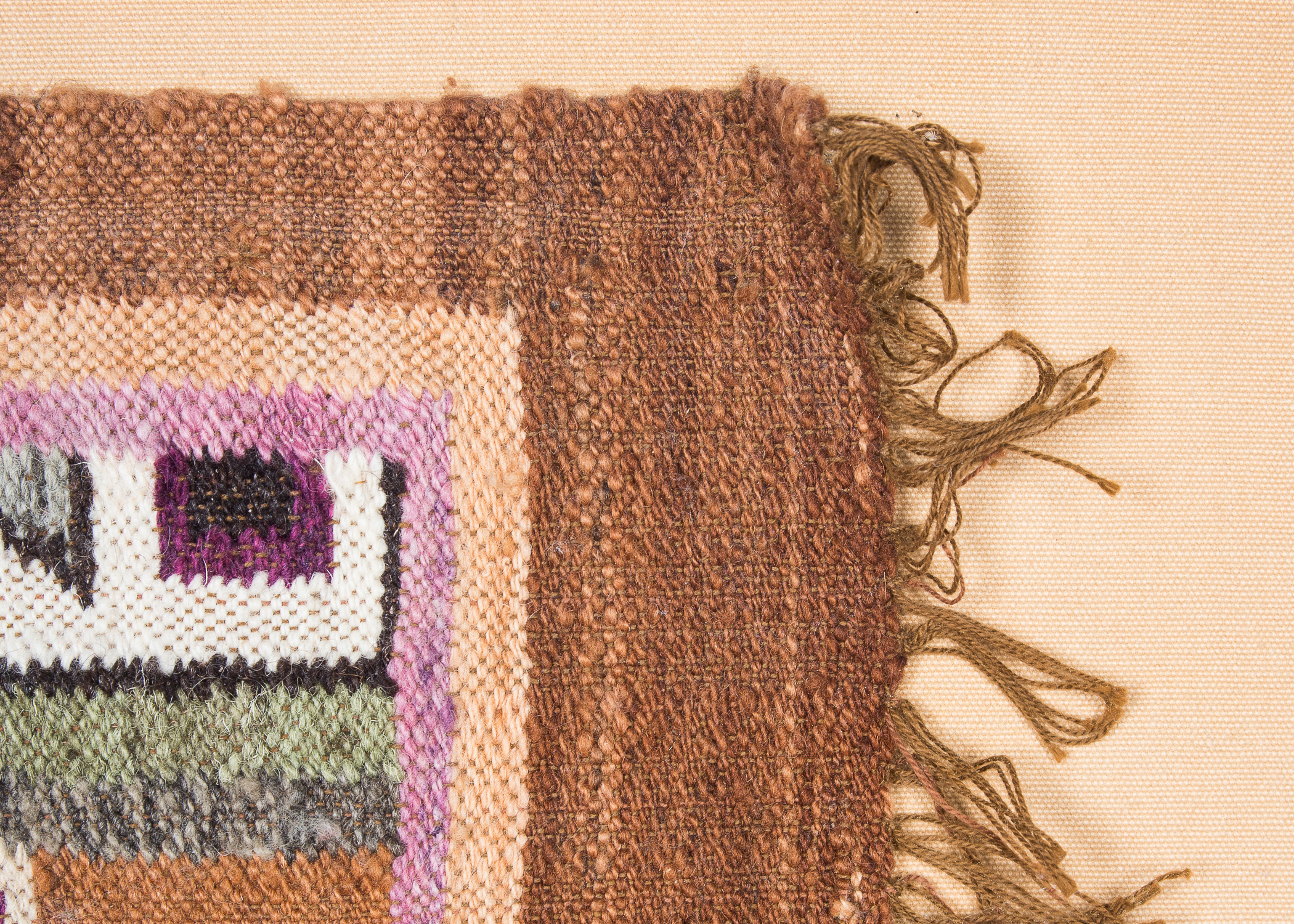 Framed Native American Tapestry