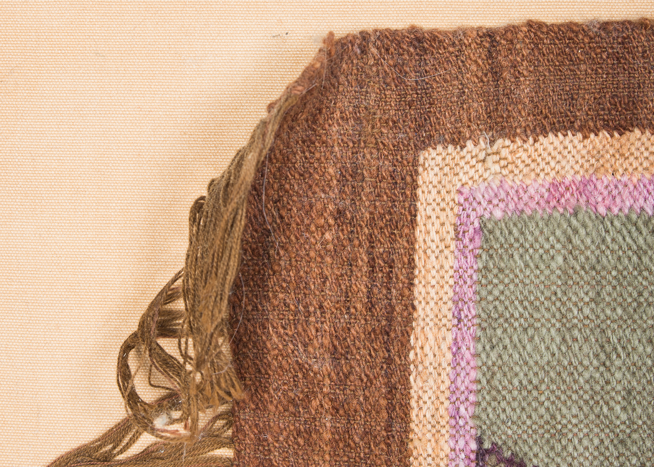 Framed Native American Tapestry