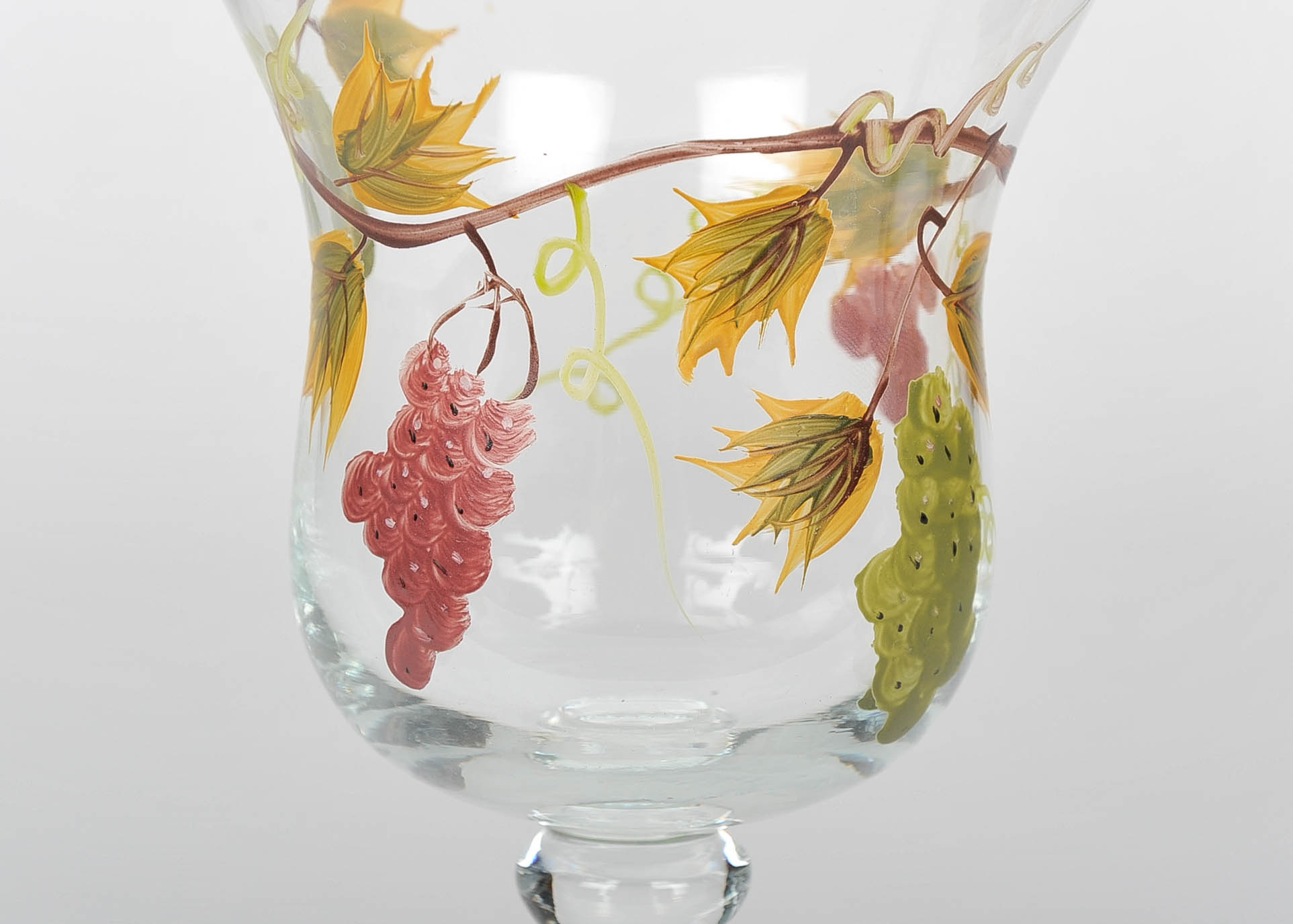 Hand Painted Wine Goblets