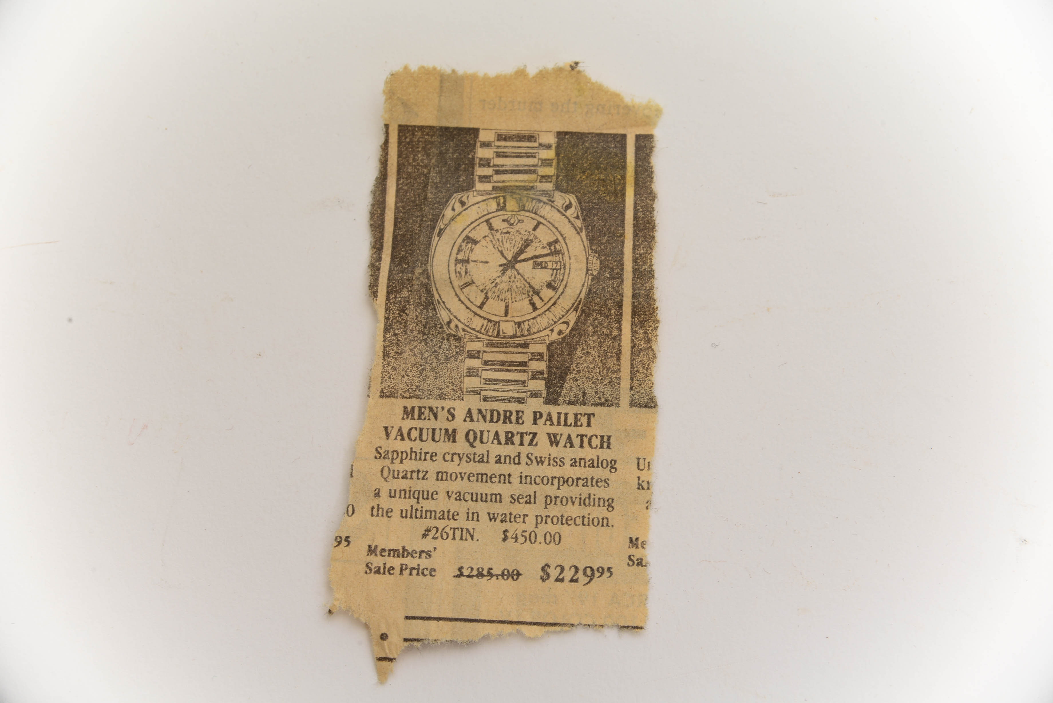 Andre Pailet Men's Watch