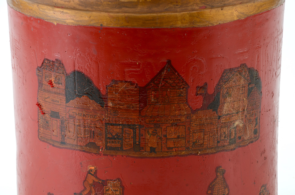 Vintage Painted Milk Can