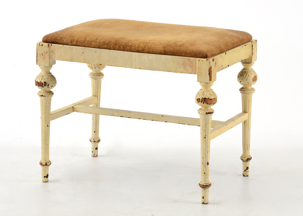 Vintage Vanity Bench