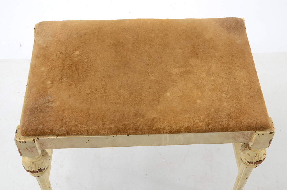 Vintage Vanity Bench