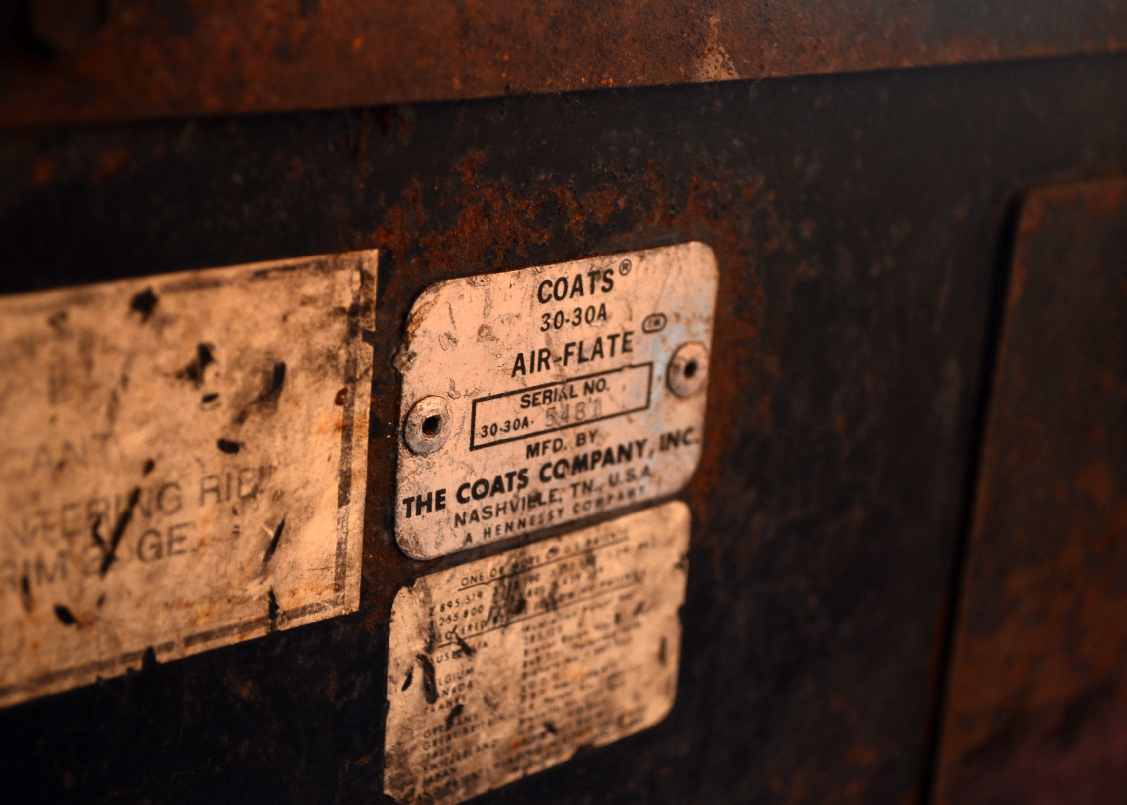 Coats 30-30 Tire Changer