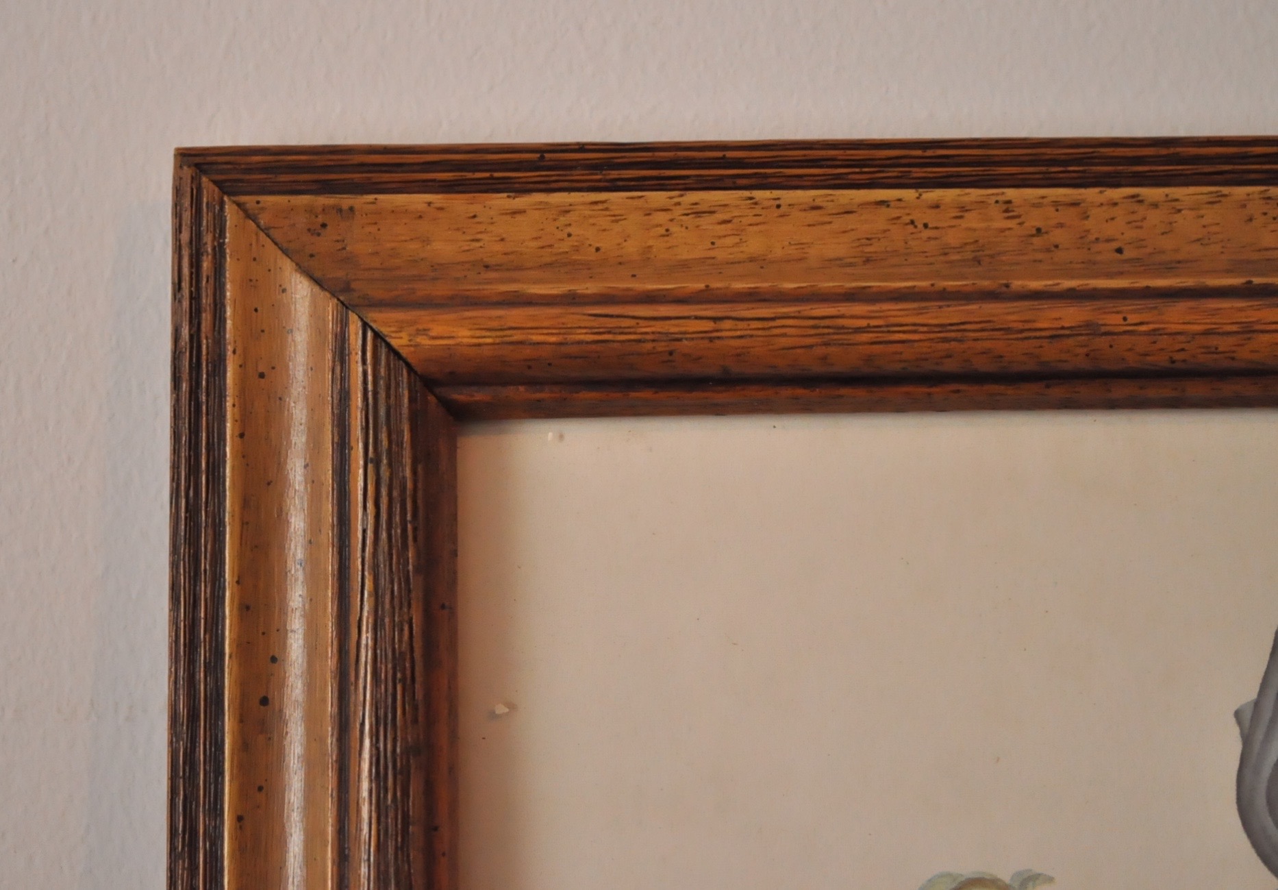 Four Vintage Floral Framed Lithographs