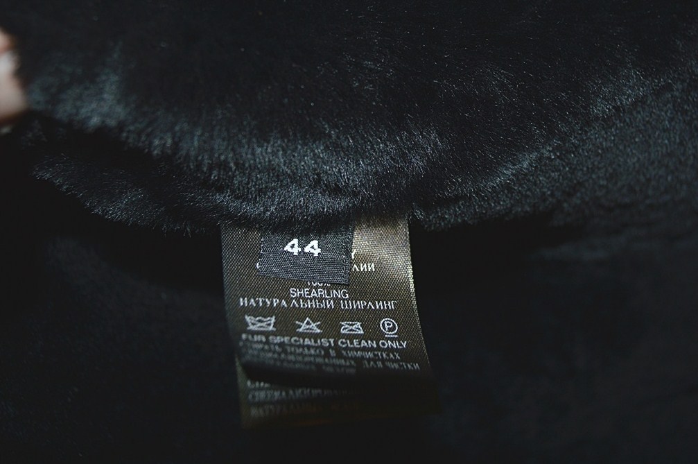 Designer Monica Rindi Italian Shearling and Red Fox Fur Jacket