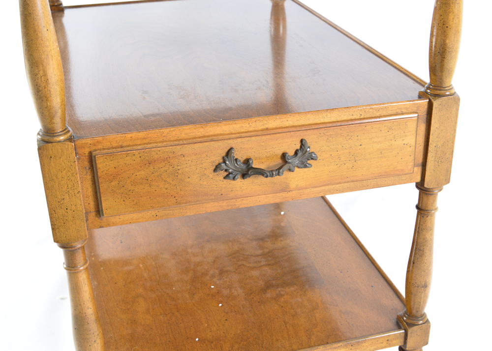 Pair of Three-Tiered End Tables