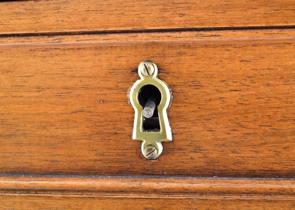 Louis XV Provincial Style Walnut Writing Desk by Cassard et Cie