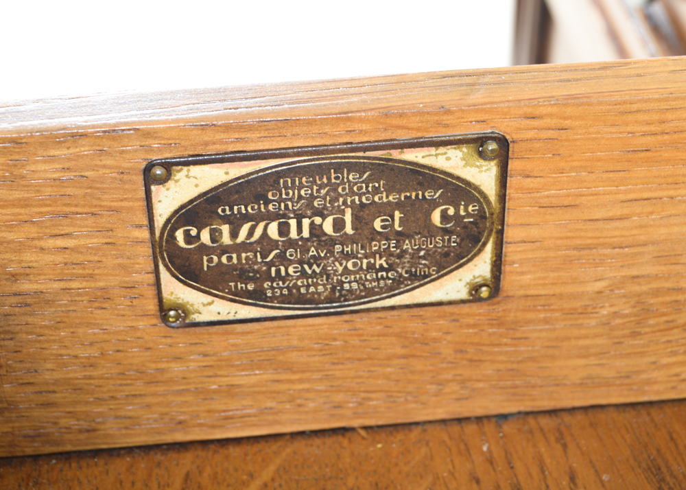 Louis XV Provincial Style Walnut Writing Desk by Cassard et Cie