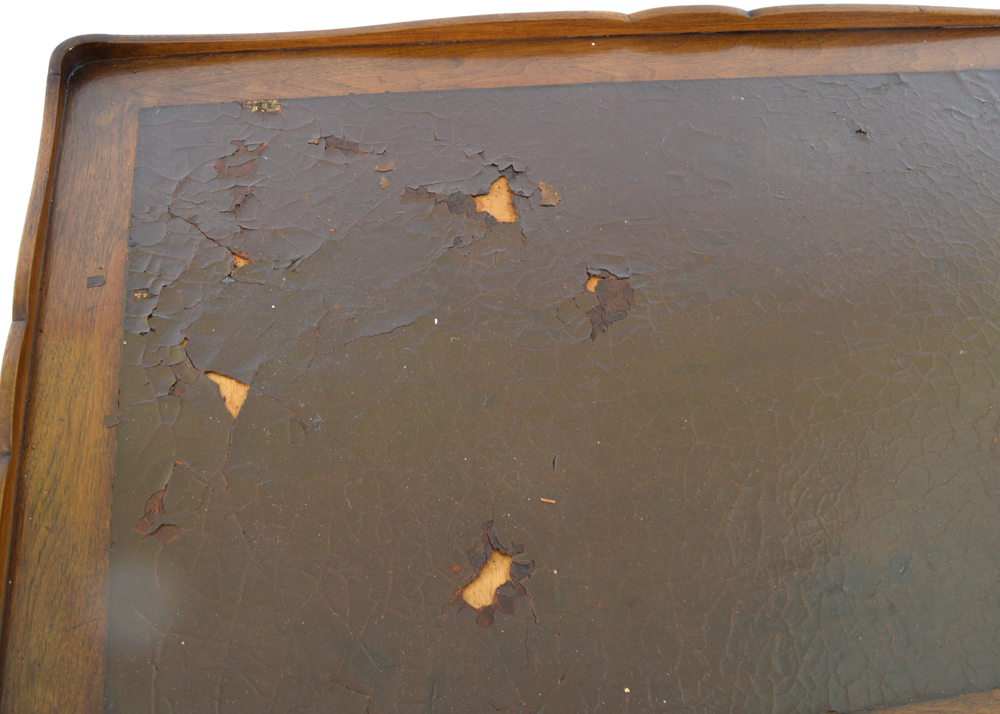 Louis XV Provincial Style Walnut Writing Desk by Cassard et Cie