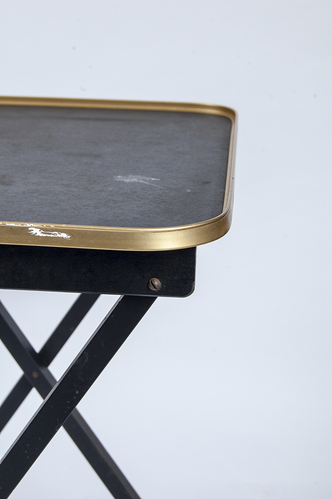 Black Folding TV Dinner Tray Tables