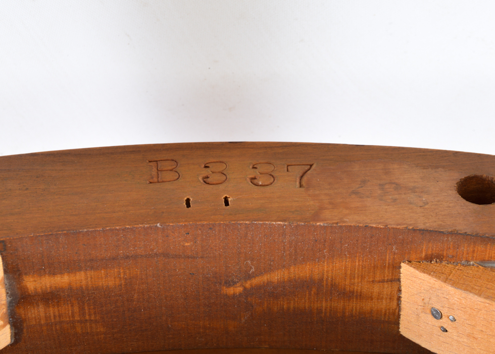 Pair of Pierced-Back Wooden Armchairs