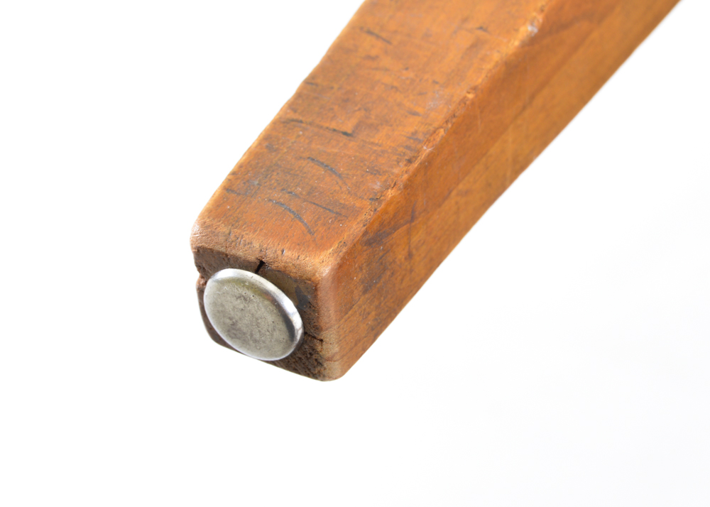 Pair of Pierced-Back Wooden Armchairs