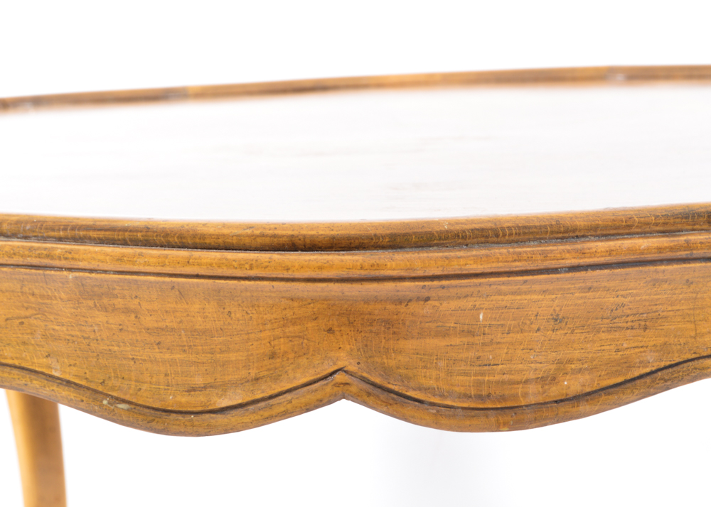 Walnut Pie Crust Coffee Table