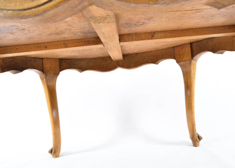 Walnut Pie Crust Coffee Table