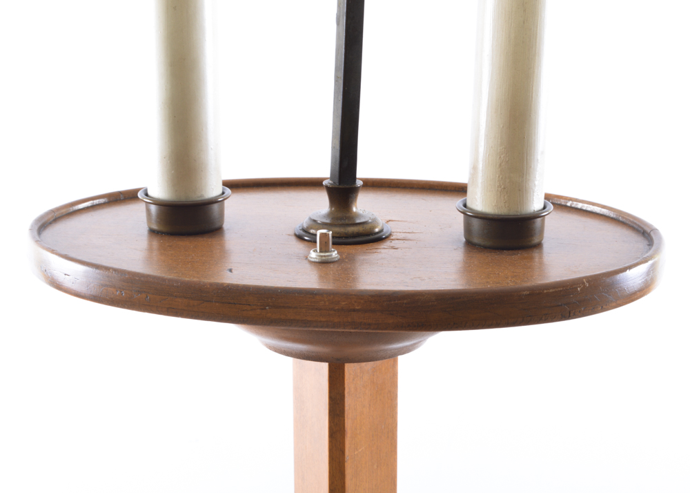 Traditional Floor Lamp with Tin Shade