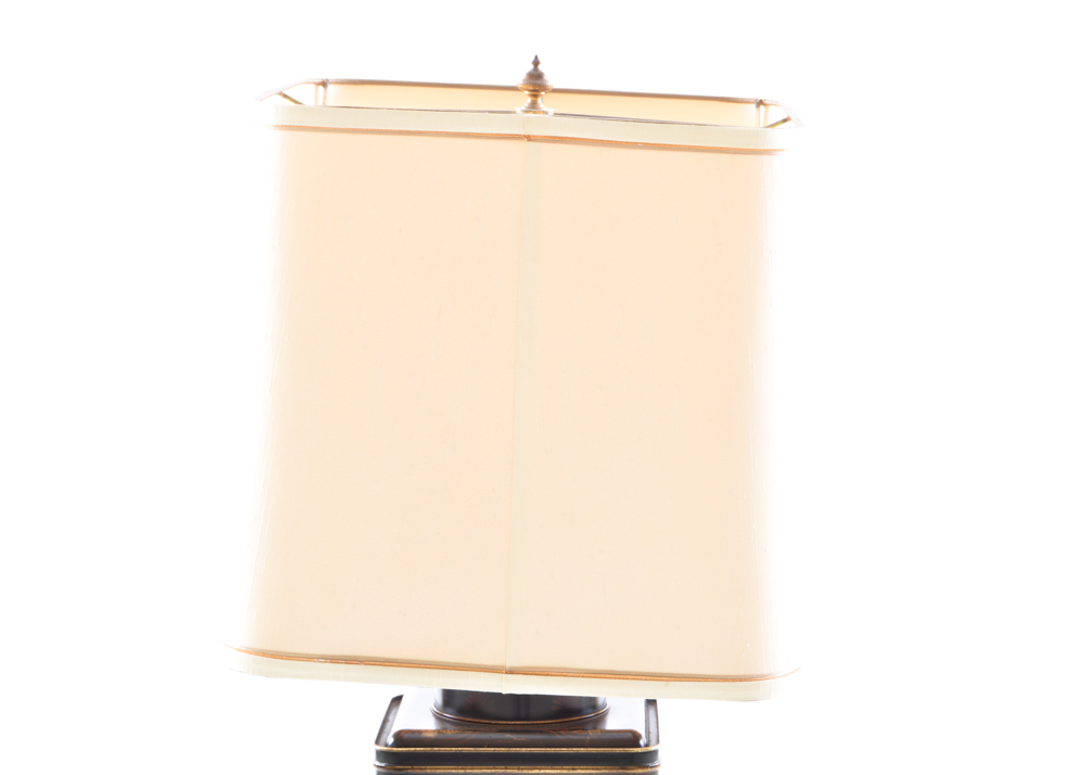 Square Asian Tea Tin Frederick Cooper Table Lamp