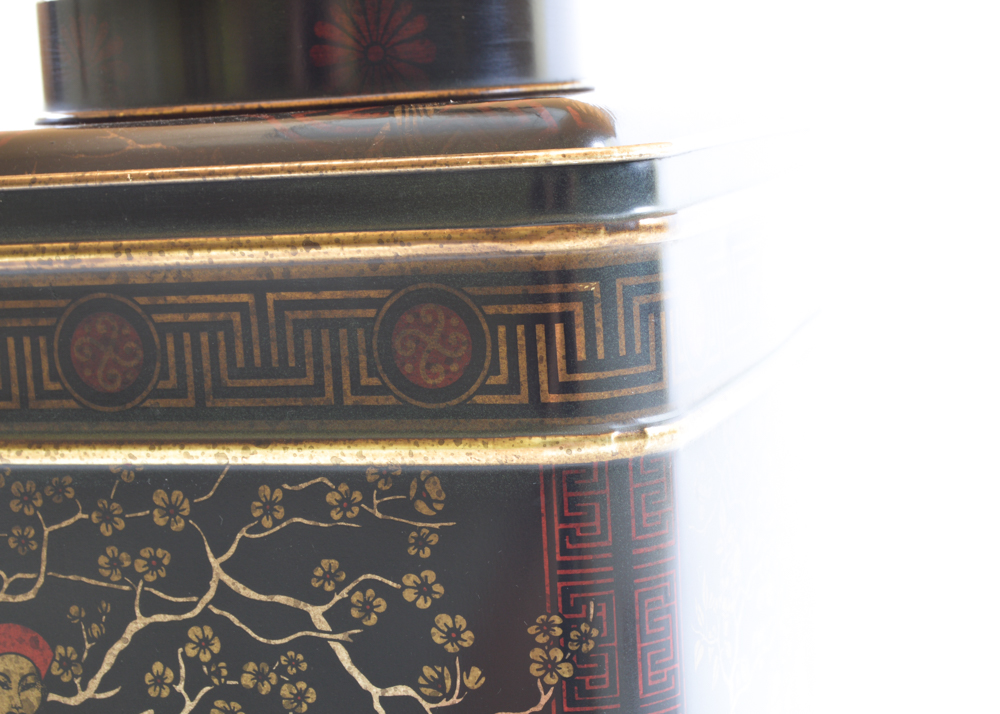 Square Asian Tea Tin Frederick Cooper Table Lamp