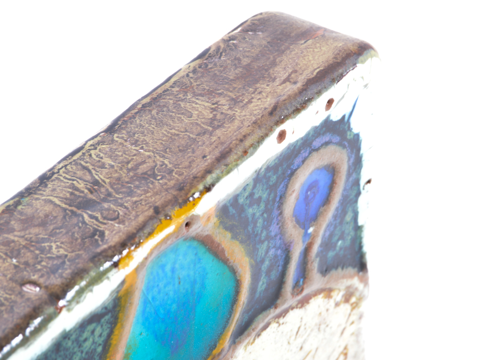 Postmodern Querubim Lapa Ceramic Art Tile Piece