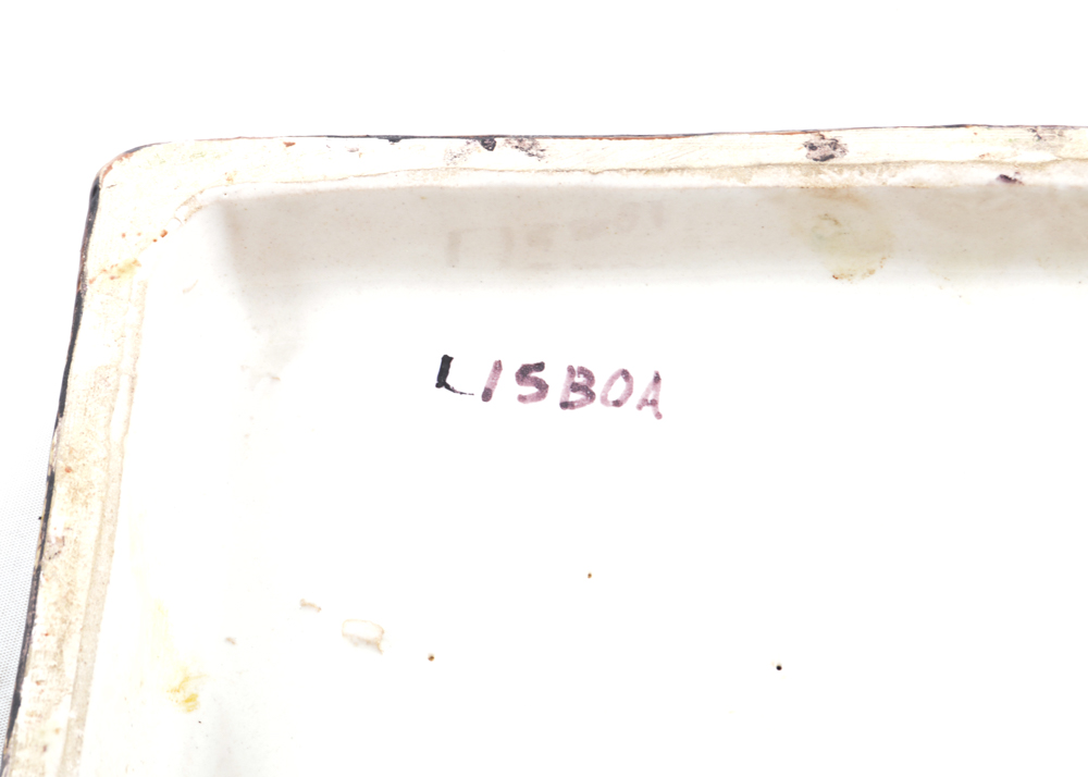 Postmodern Querubim Lapa Ceramic Art Tile Piece