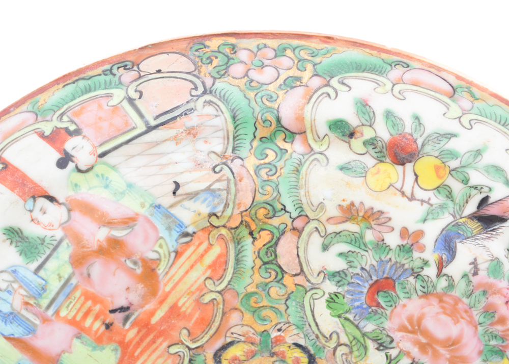 Enameled Metal Chinese Dragon Purse with Decorative Plate