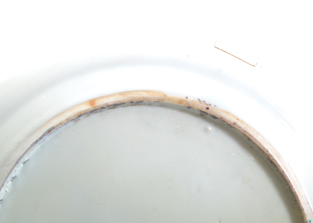 Enameled Metal Chinese Dragon Purse with Decorative Plate