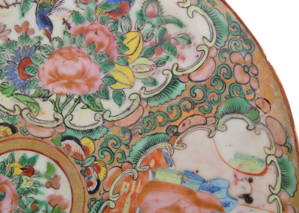 Enameled Metal Chinese Dragon Purse with Decorative Plate