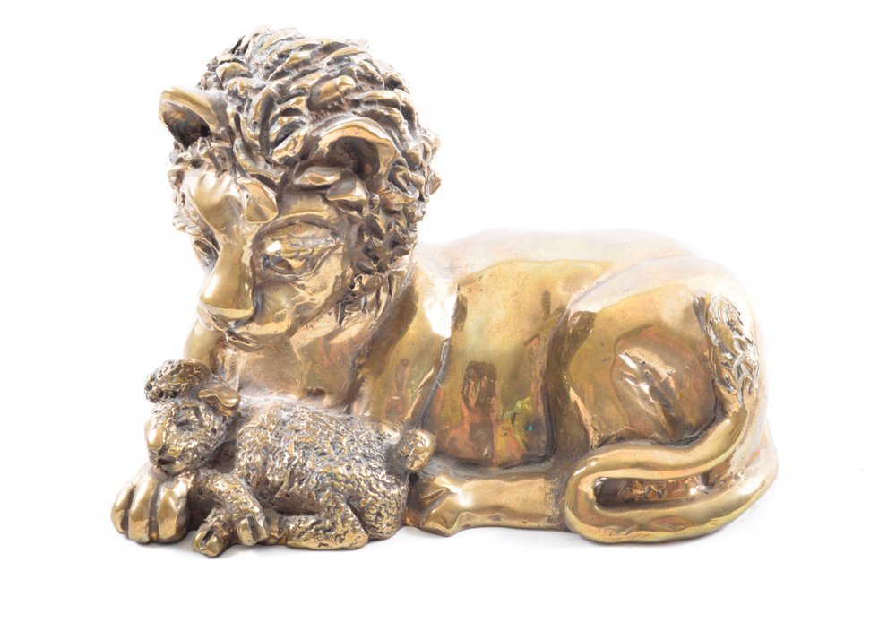 Grouping of Signed and Numbered Brass Animal Figurines