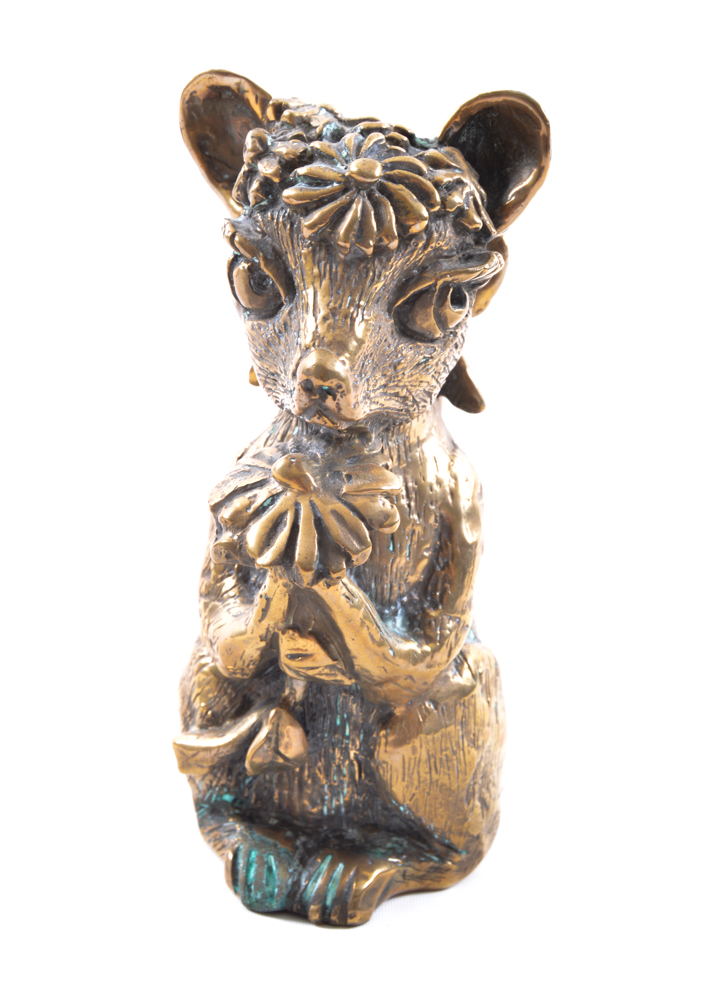 Grouping of Signed and Numbered Brass Animal Figurines