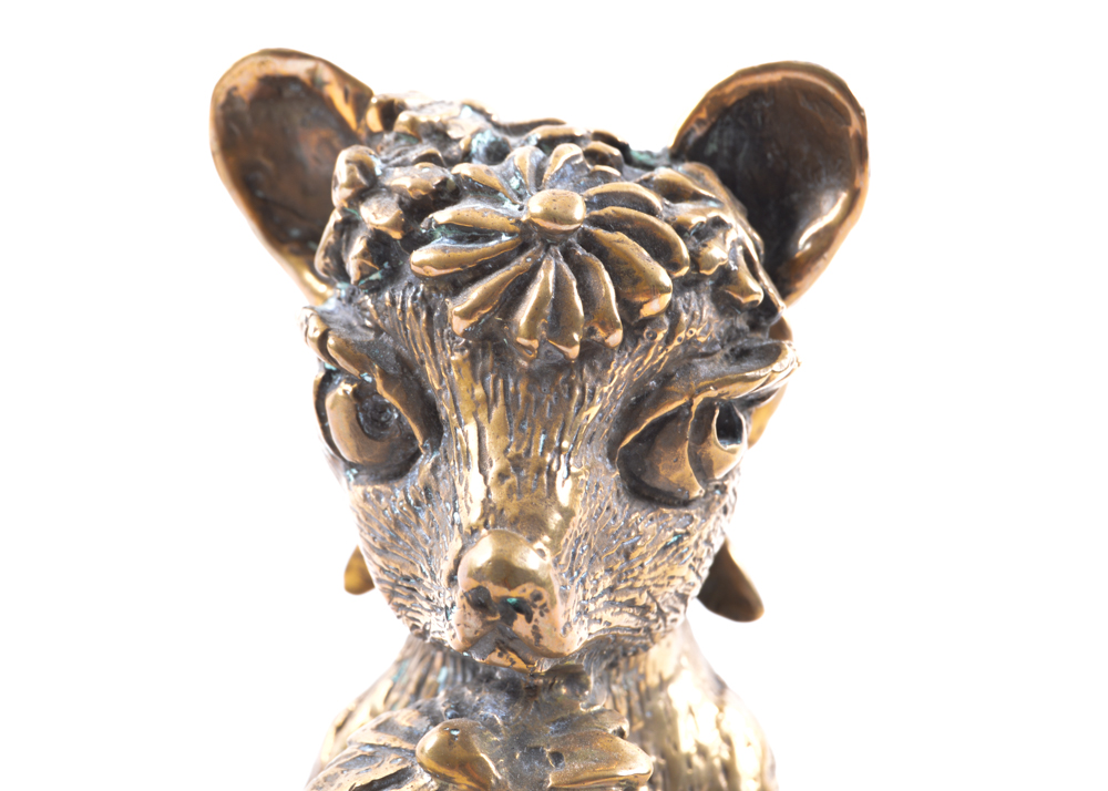 Grouping of Signed and Numbered Brass Animal Figurines