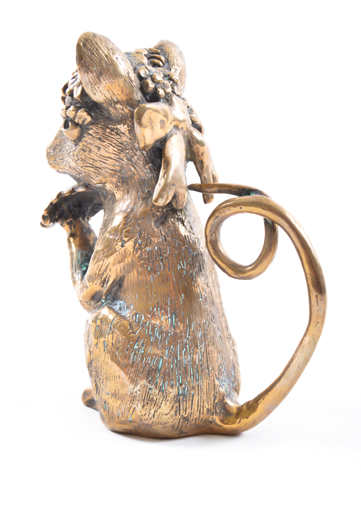 Grouping of Signed and Numbered Brass Animal Figurines