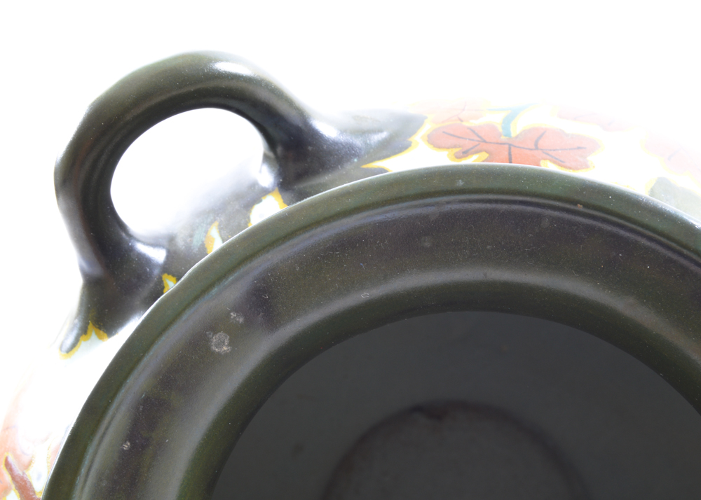 Holland Art Pottery Featuring Fall Leaves