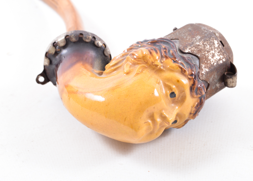 Woman's Head Meerschaum Pipe