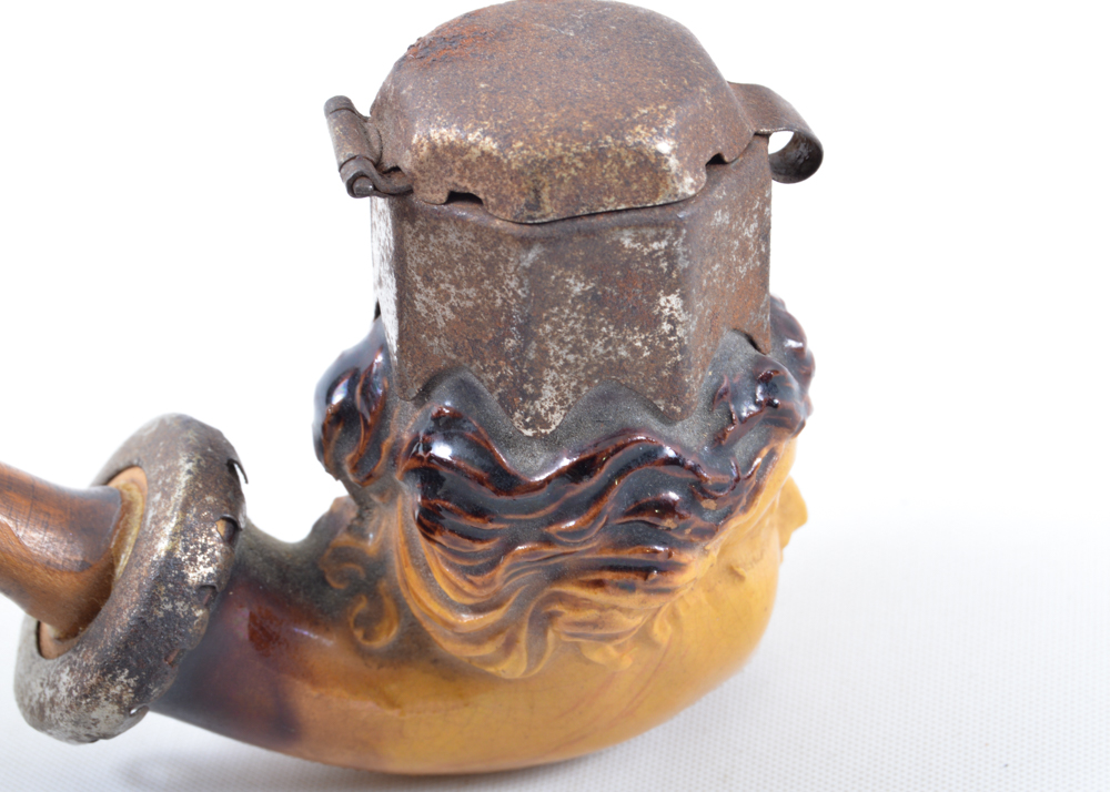 Woman's Head Meerschaum Pipe