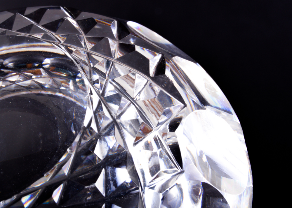 Four Waterford Crystal Ashtrays