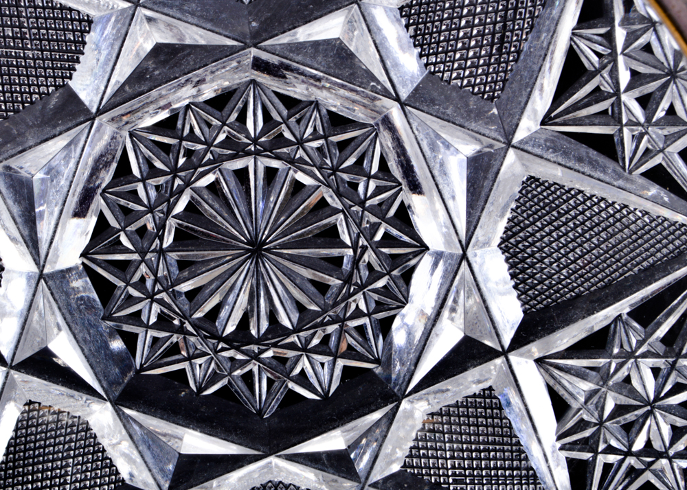 Cut Glass Vanity Jar