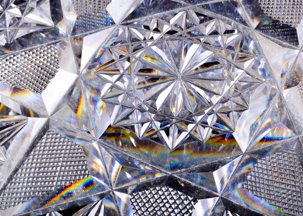 Cut Glass Vanity Jar