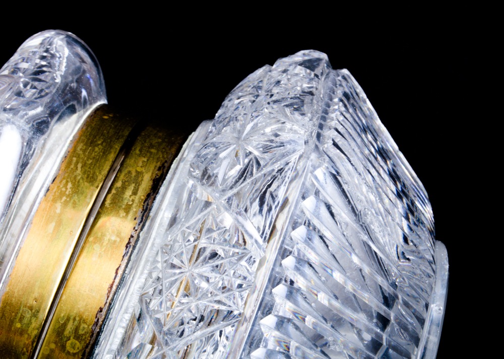 Cut Glass Vanity Jar