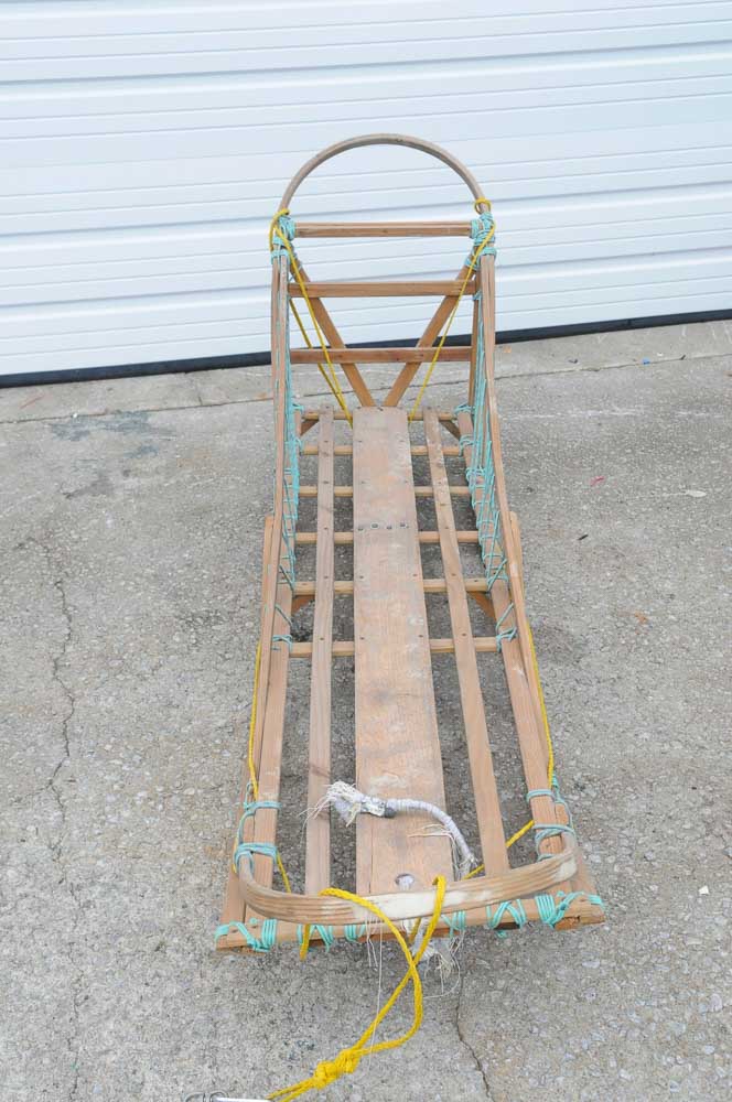 Wooden Dog Sled