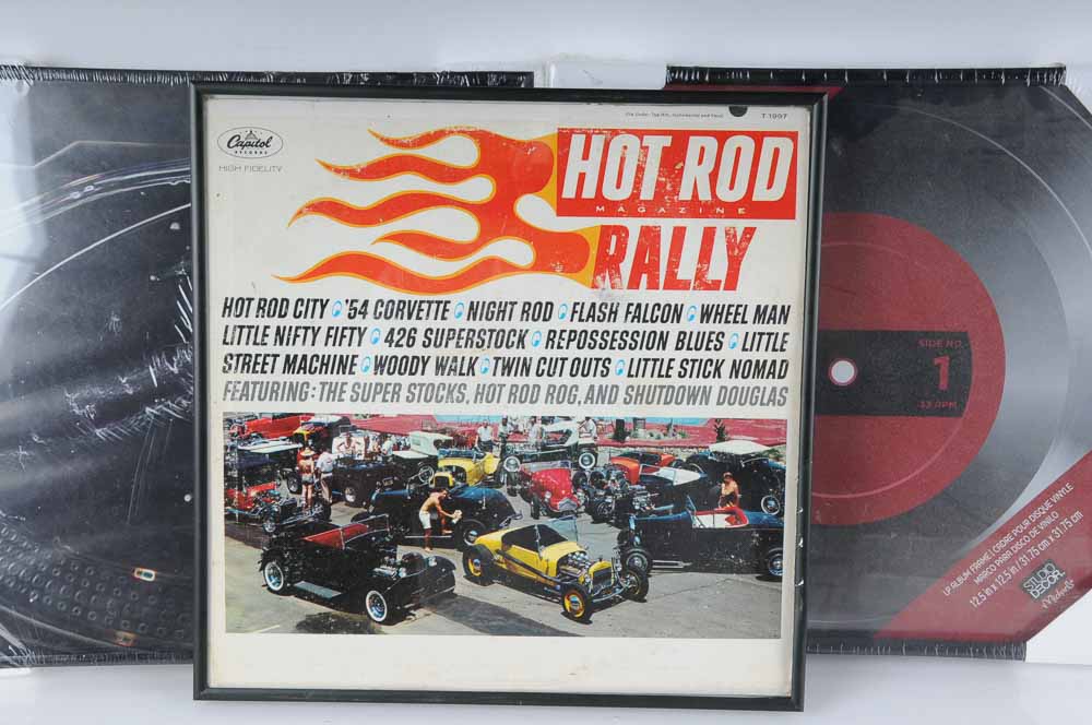 Vintage LP Album Covers and Cover Frames