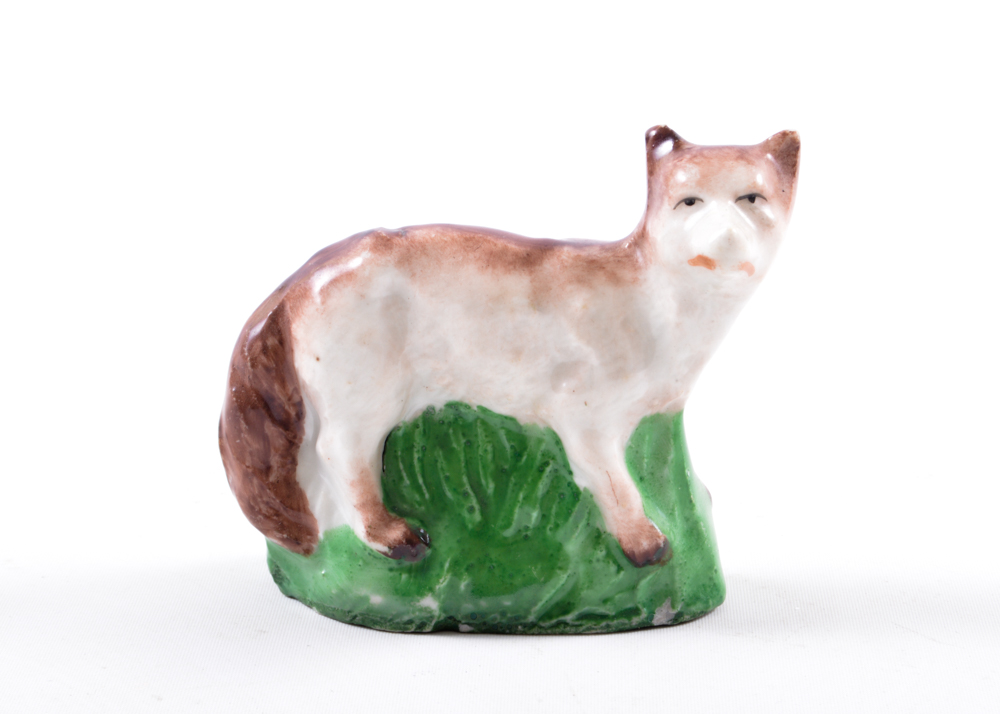 Staffordshire-Style Wolf Figurine