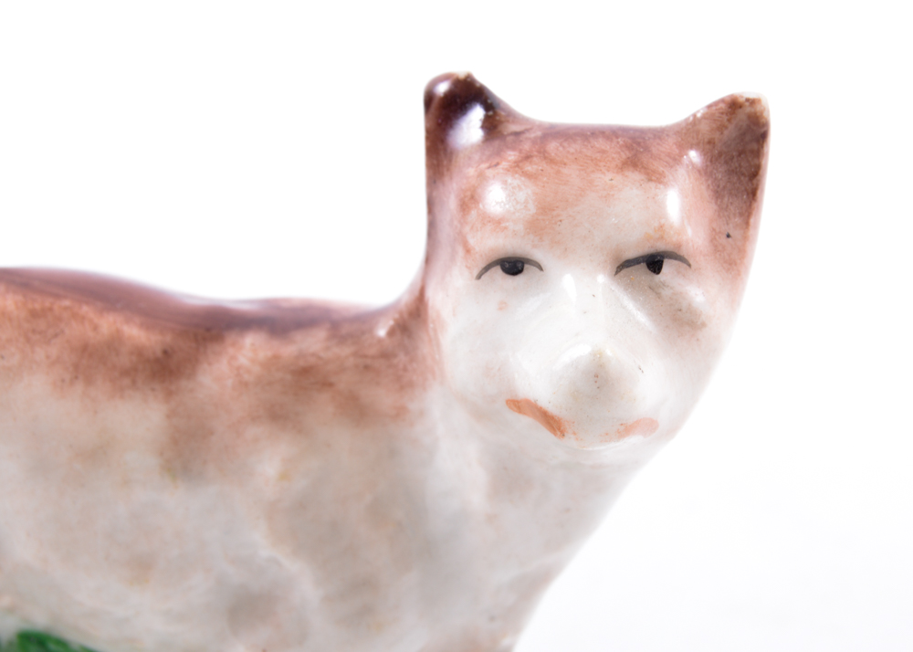 Staffordshire-Style Wolf Figurine