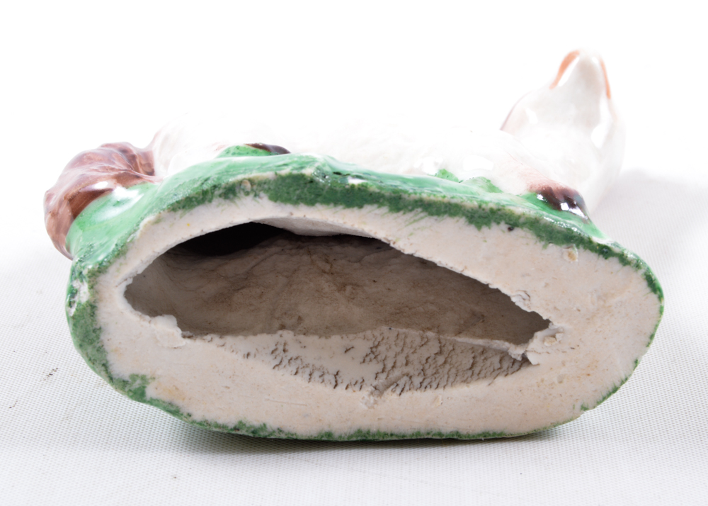 Staffordshire-Style Wolf Figurine