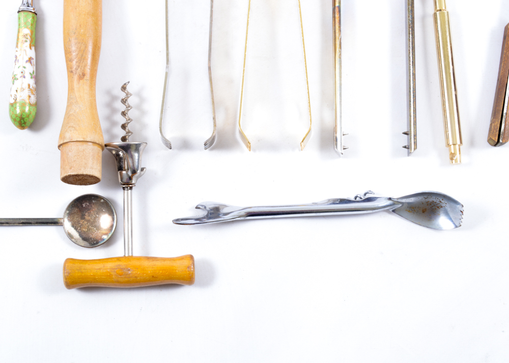 Assortment of Vintage Barware