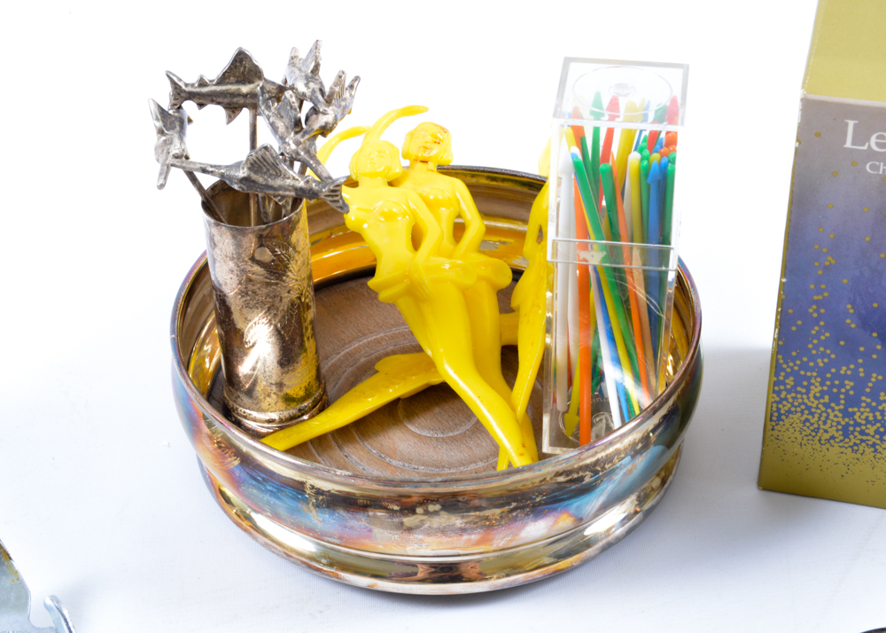 Assortment of Vintage Barware