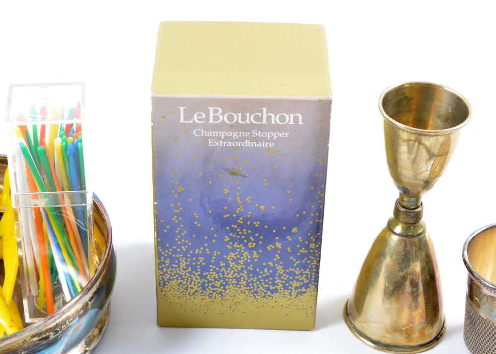 Assortment of Vintage Barware