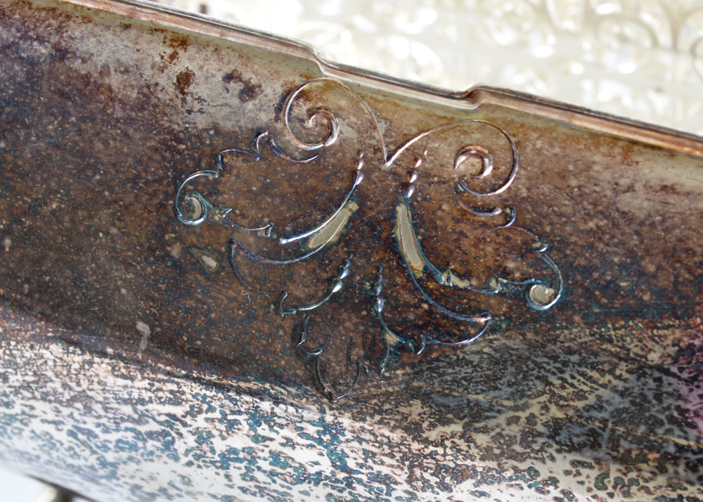 Antique Fenton Bros. Silver Plated Bread Warmer